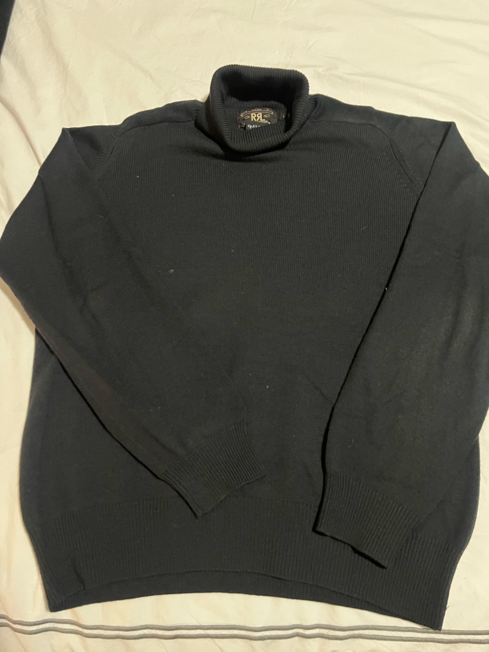 RRL and Co wool charcoal turtleneck